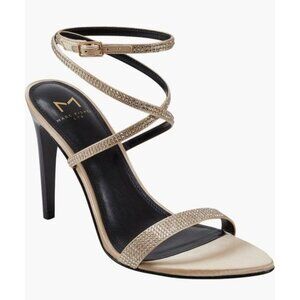 Marc Fisher LTD Cammile Ankle Strap Sandal‎ in Light Natural Size 9.5